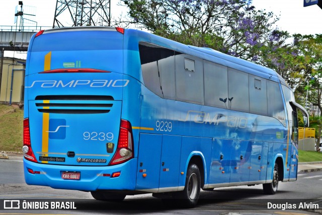 Viação Sampaio 9239 na cidade de Mogi das Cruzes, São Paulo, Brasil, por Douglas Alvim. Número da foto: #7885985.