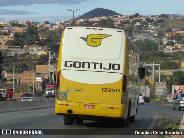 Empresa Gontijo de Transportes 12250 na cidade de Belo Horizonte, Minas Gerais, Brasil, por Douglas Célio Brandao. ID da foto: 7802391.