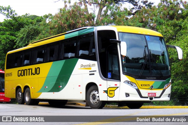 Empresa Gontijo de Transportes 10905 na cidade de São Paulo, São Paulo, Brasil, por Daniel Budal de Araújo. ID da foto: 7803215.