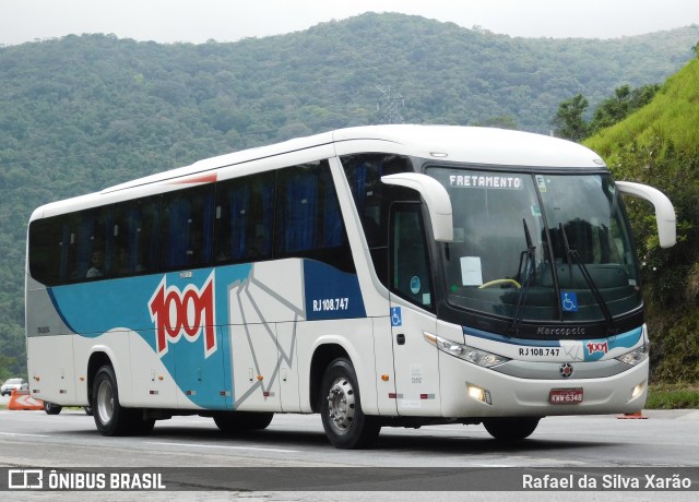 Auto Viação 1001 RJ 108.747 na cidade de Petrópolis, Rio de Janeiro, Brasil, por Rafael da Silva Xarão. ID da foto: 7803389.