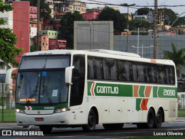 Empresa Gontijo de Transportes 21090 na cidade de Vitória, Espírito Santo, Brasil, por Lucas Oliveira. ID da foto: 7801650.