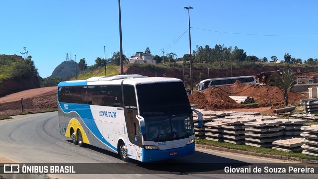 Aritur Transporte e Turismo 9600 na cidade de Guarapari, Espírito Santo, Brasil, por Giovani de Souza Pereira. ID da foto: 7801245.