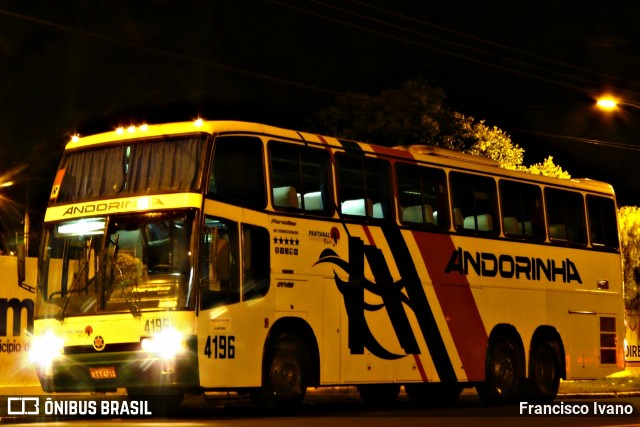 Empresa de Transportes Andorinha 4196 na cidade de Assis, São Paulo, Brasil, por Francisco Ivano. ID da foto: 7801558.