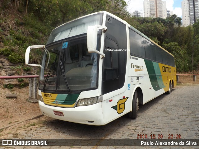 Empresa Gontijo de Transportes 11835 na cidade de Belo Horizonte, Minas Gerais, Brasil, por Paulo Alexandre da Silva. ID da foto: 7803022.