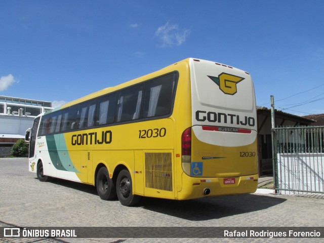 Empresa Gontijo de Transportes 12030 na cidade de Itabaiana, Sergipe, Brasil, por Rafael Rodrigues Forencio. ID da foto: 7805880.