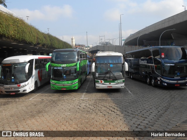 Empresa Gontijo de Transportes 14425 na cidade de Belo Horizonte, Minas Gerais, Brasil, por Hariel Bernades. ID da foto: 7805672.