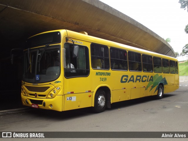 Viação Garcia 7459 na cidade de Londrina, Paraná, Brasil, por Almir Alves. ID da foto: 7804924.