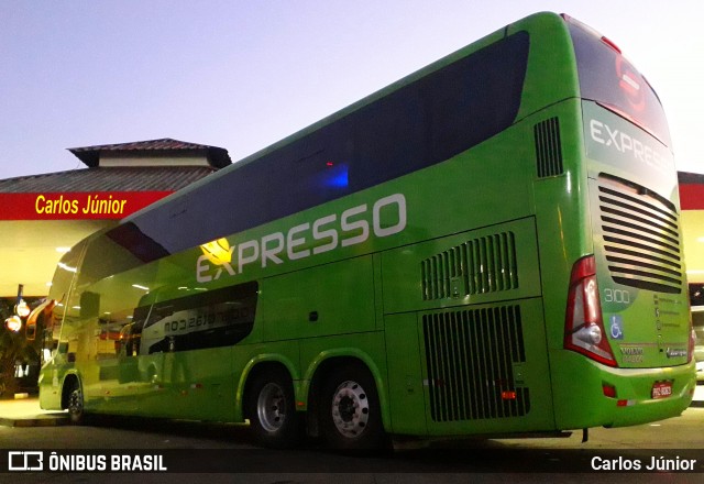 Expresso Transporte e Turismo Ltda. 3100 na cidade de Pirassununga, São Paulo, Brasil, por Carlos Júnior. Número da foto: #7804933.