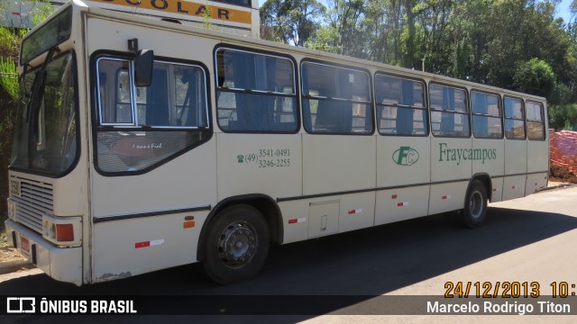 Fraycampos Transportes 3590 na cidade de Fraiburgo, Santa Catarina, Brasil, por Marcelo Rodrigo Titon. ID da foto: 7804791.