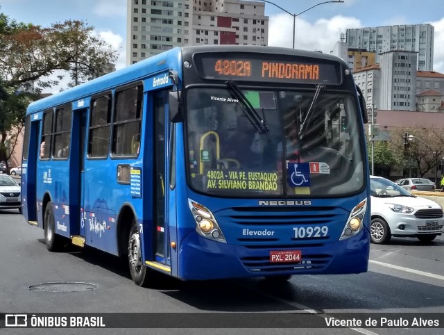 Milênio Transportes 10929 na cidade de Belo Horizonte, Minas Gerais, Brasil, por Vicente de Paulo Alves. ID da foto: 7805302.