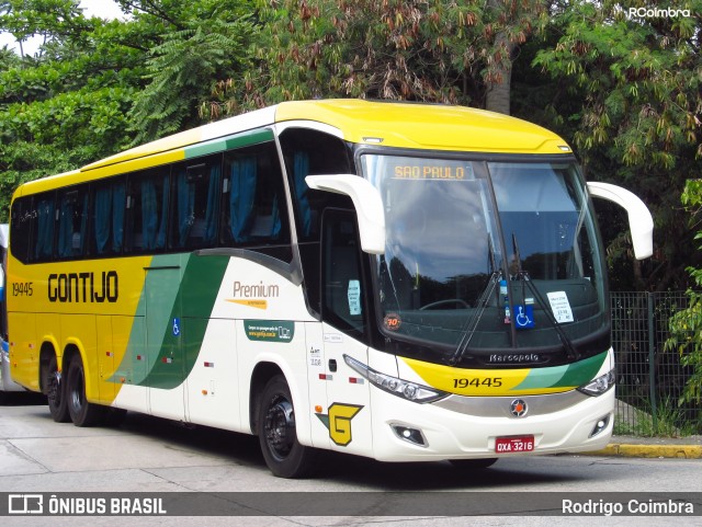 Empresa Gontijo de Transportes 19445 na cidade de São Paulo, São Paulo, Brasil, por Rodrigo Coimbra. ID da foto: 7807838.