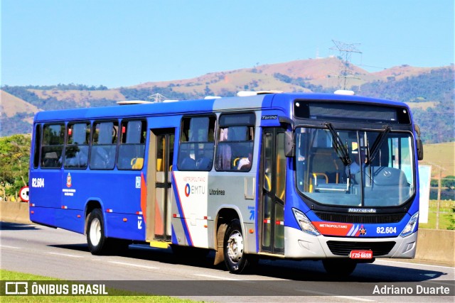 Litorânea Transportes Coletivos 82.604 na cidade de Roseira, São Paulo, Brasil, por Adriano Duarte. ID da foto: 7809320.