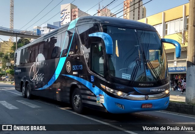 Empresa de Ônibus Nossa Senhora da Penha 53013 na cidade de Aparecida, São Paulo, Brasil, por Vicente de Paulo Alves. ID da foto: 7807707.