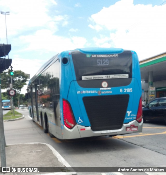 Viação Paratodos > São Jorge > Metropolitana São Paulo > Mobibrasil 6 3185 na cidade de São Paulo, São Paulo, Brasil, por Andre Santos de Moraes. Número da foto: #7809481.