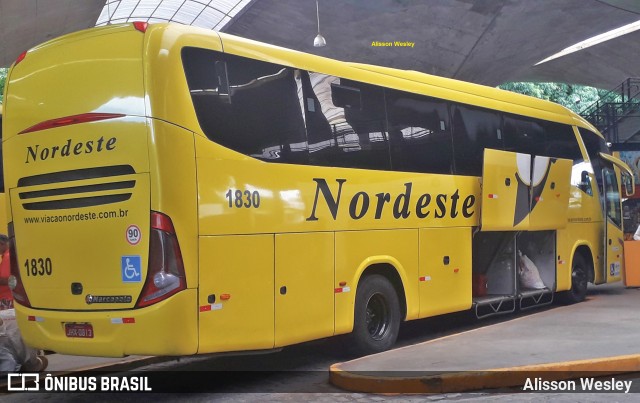 Viação Nordeste 1830 na cidade de Fortaleza, Ceará, Brasil, por Alisson Wesley. Número da foto: #7808892.