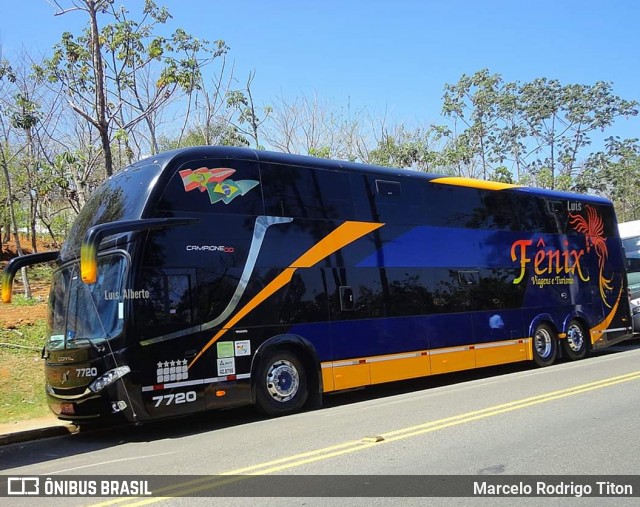 Fênix Viagens e Turismo 7720 na cidade de Campos Novos, Santa Catarina, Brasil, por Marcelo Rodrigo Titon. ID da foto: 7807386.