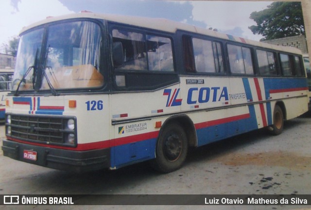 Viação Cota - Cota Transportes 126 na cidade de Matozinhos, Minas Gerais, Brasil, por Luiz Otavio Matheus da Silva. ID da foto: 7808827.