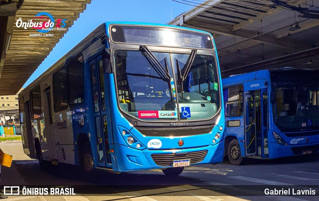 Serramar Transporte Coletivo 14239 na cidade de Vila Velha, Espírito Santo, Brasil, por Gabriel Lavnis. Número da foto: #7807643.