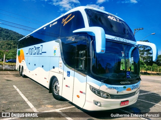 Transportadora Turística Natal 2600 na cidade de Santo André, São Paulo, Brasil, por Guilherme Esteves Peruzzi. Número da foto: #7809470.