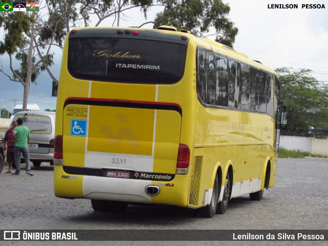 Viação Itapemirim 5531 na cidade de Caruaru, Pernambuco, Brasil, por Lenilson da Silva Pessoa. ID da foto: 7809805.