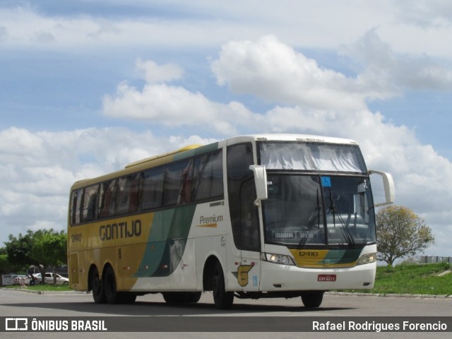 Empresa Gontijo de Transportes 12410 na cidade de Itabaiana, Sergipe, Brasil, por Rafael Rodrigues Forencio. ID da foto: 7807911.