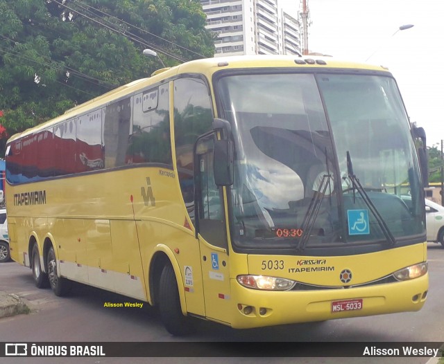 Viação Itapemirim 5033 na cidade de Fortaleza, Ceará, Brasil, por Alisson Wesley. ID da foto: 7808851.