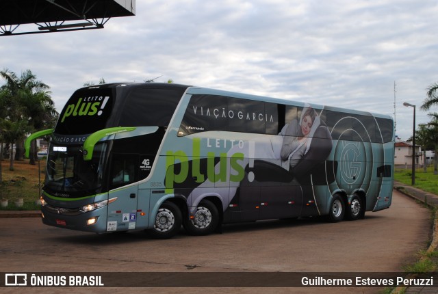 Viação Garcia 8835 na cidade de Campo Mourão, Paraná, Brasil, por Guilherme Esteves Peruzzi. ID da foto: 7809522.