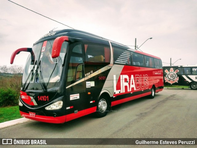 Lirabus 14101 na cidade de Sorocaba, São Paulo, Brasil, por Guilherme Esteves Peruzzi. ID da foto: 7809583.