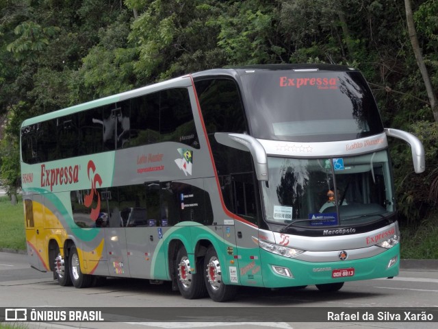 Expressa Turismo 55480 na cidade de Petrópolis, Rio de Janeiro, Brasil, por Rafael da Silva Xarão. ID da foto: 7809927.