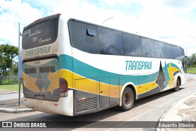 Viação Transpiauí 514 na cidade de Brasília, Distrito Federal, Brasil, por Eduardo Ribeiro. Número da foto: #7811868.