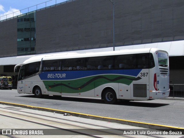 Bel-Tour Transportes e Turismo 387 na cidade de Rio de Janeiro, Rio de Janeiro, Brasil, por André Luiz Gomes de Souza. ID da foto: 7812628.