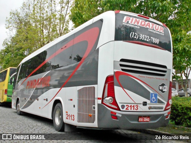 Pindatur Transporte e Turismo 2113 na cidade de Petrópolis, Rio de Janeiro, Brasil, por Zé Ricardo Reis. Número da foto: #7811552.