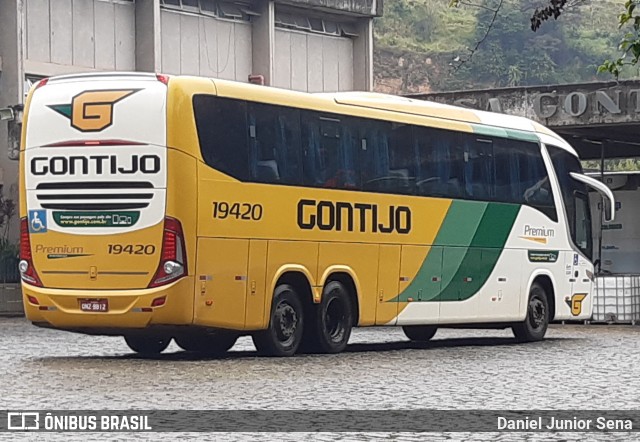 Empresa Gontijo de Transportes 19420 na cidade de Belo Horizonte, Minas Gerais, Brasil, por Daniel Junior Sena. ID da foto: 7812180.