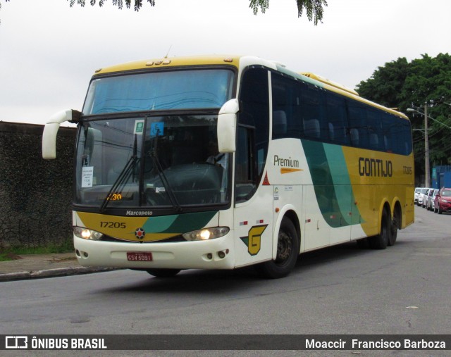 Empresa Gontijo de Transportes 17205 na cidade de São Paulo, São Paulo, Brasil, por Moaccir  Francisco Barboza. ID da foto: 7810965.