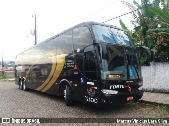 ForteBus Turismo 12600 na cidade de Divinópolis, Minas Gerais, Brasil, por Marcus Vinicius Lara Silva. ID da foto: 7812861.