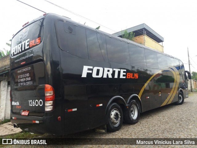 ForteBus Turismo 12600 na cidade de Divinópolis, Minas Gerais, Brasil, por Marcus Vinicius Lara Silva. Número da foto: #7812810.