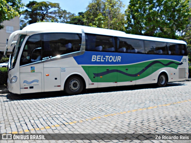 Bel-Tour Transportes e Turismo 375 na cidade de Petrópolis, Rio de Janeiro, Brasil, por Zé Ricardo Reis. Número da foto: #7811318.