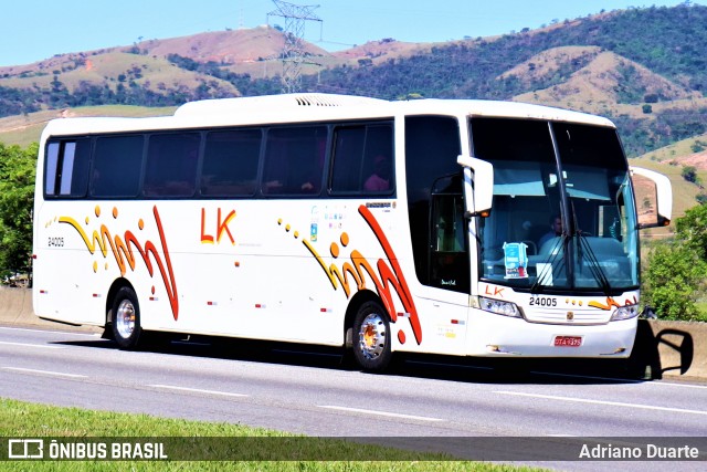 LK Transportadora Turística 24005 na cidade de Roseira, São Paulo, Brasil, por Adriano Duarte. Número da foto: #7811654.