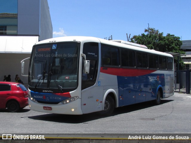 Viação Riodoce 61411 na cidade de Rio de Janeiro, Rio de Janeiro, Brasil, por André Luiz Gomes de Souza. Número da foto: #7812658.