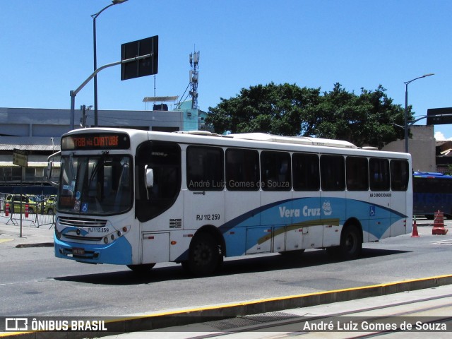 Auto Viação Vera Cruz - Belford Roxo RJ 112.259 na cidade de Rio de Janeiro, Rio de Janeiro, Brasil, por André Luiz Gomes de Souza. Número da foto: #7812380.