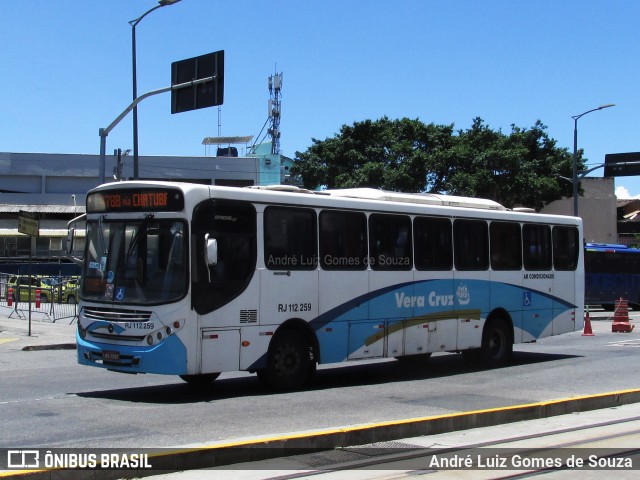 Auto Viação Vera Cruz - Belford Roxo RJ 112.259 na cidade de Rio de Janeiro, Rio de Janeiro, Brasil, por André Luiz Gomes de Souza. ID da foto: 7812380.