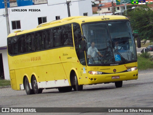 Viação Itapemirim 5531 na cidade de Caruaru, Pernambuco, Brasil, por Lenilson da Silva Pessoa. ID da foto: 7813267.