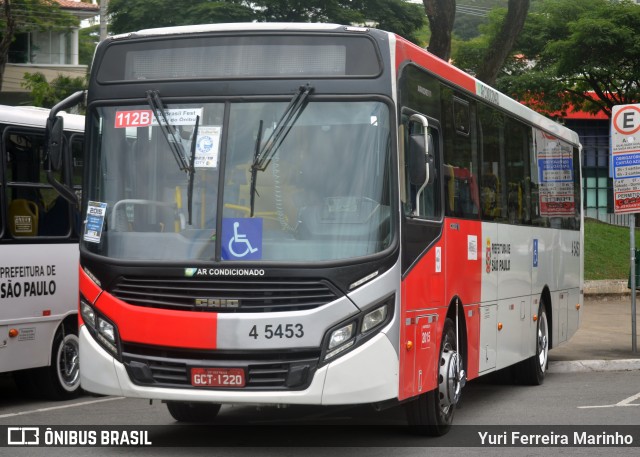 Allibus Transportes 4 5453 na cidade de São Paulo, São Paulo, Brasil, por Yuri Ferreira Marinho. Número da foto: #7815189.