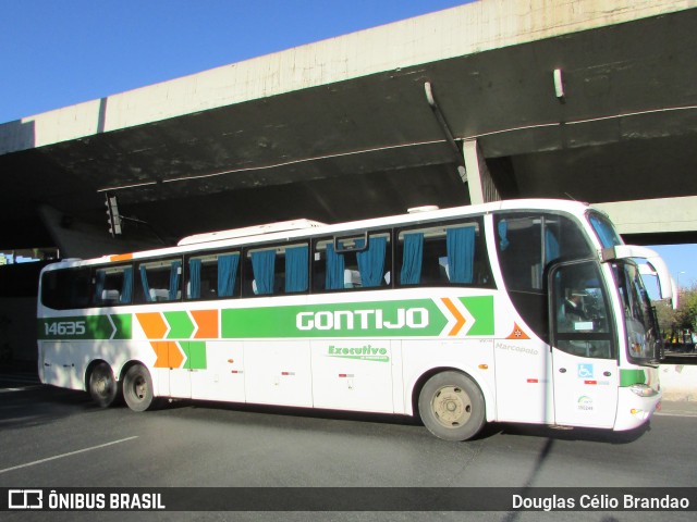 Empresa Gontijo de Transportes 14635 na cidade de Belo Horizonte, Minas Gerais, Brasil, por Douglas Célio Brandao. ID da foto: 7814857.