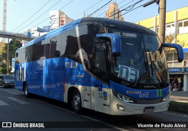 UTIL - União Transporte Interestadual de Luxo 9714 na cidade de Aparecida, São Paulo, Brasil, por Vicente de Paulo Alves. ID da foto: 7814804.