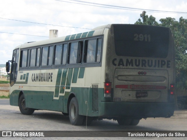 Auto Viação Camurujipe 2911 na cidade de Vitória da Conquista, Bahia, Brasil, por Tarcisio Rodrigues da Silva. ID da foto: 7813733.