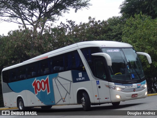 Auto Viação 1001 RJ 108.391 na cidade de São Paulo, São Paulo, Brasil, por Douglas Andrez. Número da foto: #7815518.