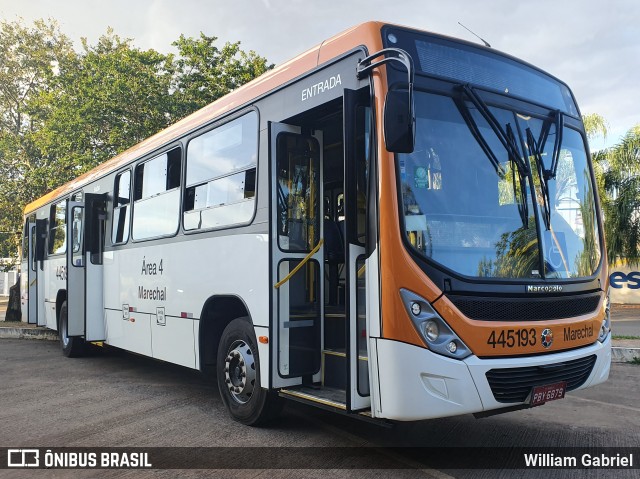 Auto Viação Marechal Brasília 445193 na cidade de Taguatinga, Distrito Federal, Brasil, por William Gabriel. Número da foto: #7815121.