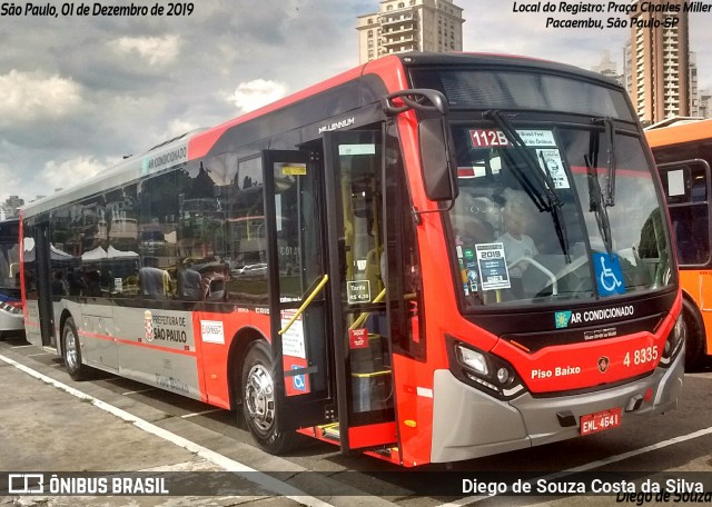 Express Transportes Urbanos Ltda 4 8335 na cidade de São Paulo, São Paulo, Brasil, por Diego de Souza Costa da Silva. Número da foto: #7818813.