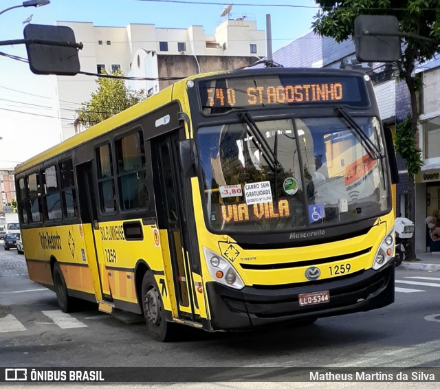 Viação Sul Fluminense 1259 na cidade de Volta Redonda, Rio de Janeiro, Brasil, por Matheus Martins da Silva. Número da foto: #7817215.